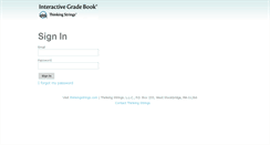 Desktop Screenshot of interactivegradebook.com